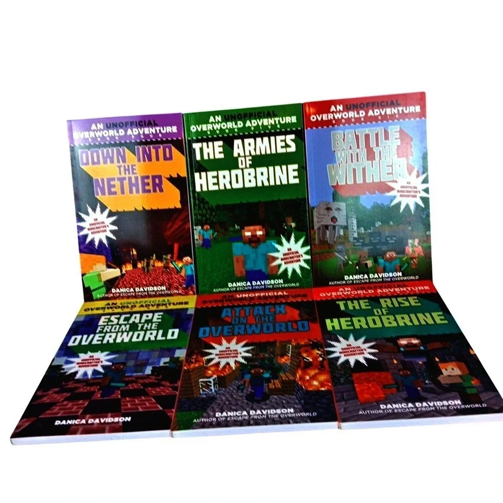 Great Adventure Stories for Minecrafters 6 Book Box Set by Danica Davidson